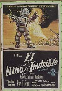 #5181 INVISIBLE BOY Argent 57 Robby the Robot