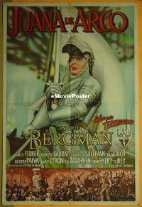 #155 JOAN OF ARC Argentinean '48 Bergman!