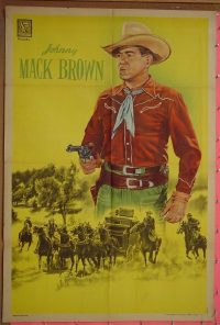 #282 JOHNNY MACK BROWN Argentinean '40s stock 
