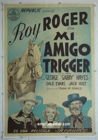 #2153 MY PAL TRIGGER linen Argentine46 Rogers 