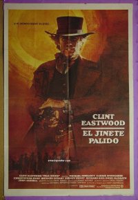 #6489 PALE RIDER Argentinean85 Clint Eastwood 