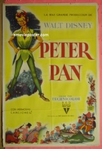 #0111 PETER PAN Argentine '53 Walt Disney 