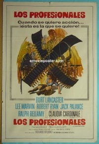 C652 PROFESSIONAL Argentinean movie poster '81 Jean-Paul Belmondo