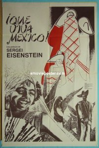 #9033 QUE VIVA MEXICO Argentinean poster 1979 Sergei Eisenstein's reconstructed classic!