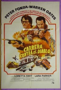 #5460 RACE WITH THE DEVIL Argentinean movie poster '75
