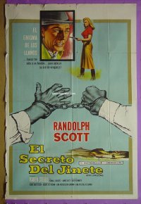 #6511 RIDE LONESOME Argent '59 Randolph Scott 