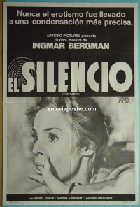 #9046 SILENCE Argentinean '63 Ingmar Bergman 