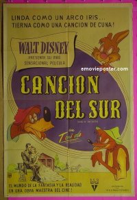 #143 SONG OF THE SOUTH Argentinean poster '46 