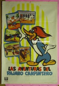 #390 WOODY WOODPECKER Argentinean 50s cartoon 