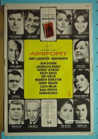 #1090 AIRPORT Aust 1sh '70 Burt Lancaster