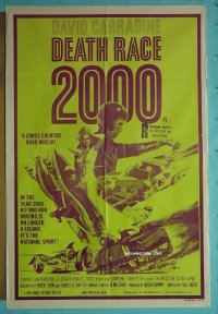 #1131 DEATH RACE 2000 Aust 1sh '75 Carradine