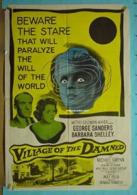 #1276 VILLAGE OF THE DAMNED Aust 1sh '60