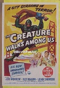 #201 CREATURE WALKS AMONG US Australian 1sh 