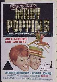 #6418 MARY POPPINS Aust 1sh '64 Julie Andrews 