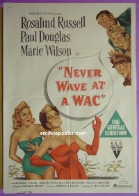 #6434 NEVER WAVE AT A WAC Aust 1sh53 Russell 
