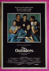 #1213 OUTSIDERS Aust 1sh '82 Ford Coppola