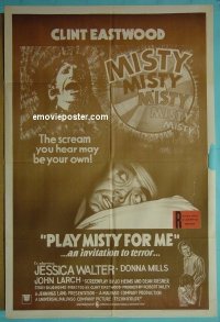 #6447 PLAY MISTY FOR ME Aust 1sh 71 Eastwood 