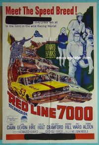 #6460 RED LINE 7000 Aust 1sh '65 car racing! 
