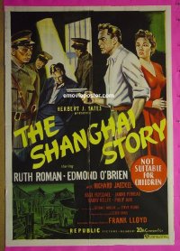 #1243 SHANGHAI STORY Aust 1sh '54 Ruth Roman