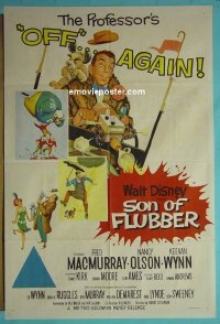 #6481 SON OF FLUBBER Aust 1sh '63 Walt Disney 