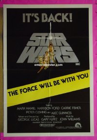 #1257 STAR WARS Aust 1shR80 George Lucas,Ford