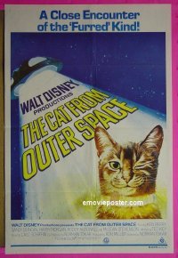 #1961 CAT FROM OUTER SPACE Aust 1sh 78 Disney 