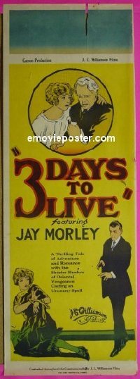#8013 3 DAYS TO LIVE Aust db '24 Jay Morley 