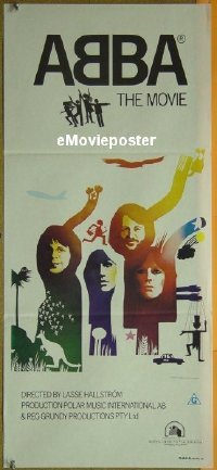 #161 ABBA THE MOVIE Aust daybill '77 pop rock 