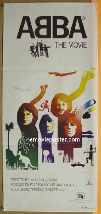 #8209 ABBA THE MOVIE Aust daybill 77 pop rock 