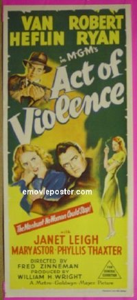 #8211 ACT OF VIOLENCE Aust db 49 Ryan, Heflin 