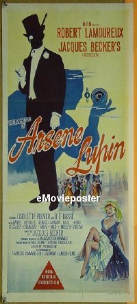 #167 ADVENTURES OF ARSENE LUPIN daybill '57 