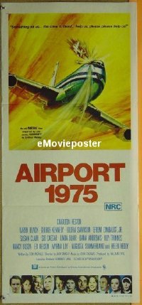 #171 AIRPORT 1975 daybill 74 Charlton Heston 