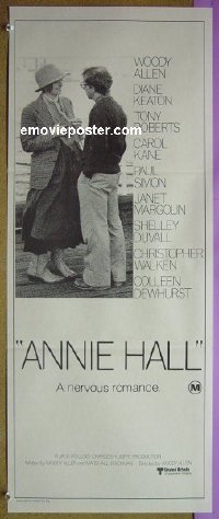 #1427 ANNIE HALL Aust daybill '77 Woody Allen