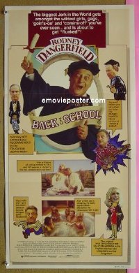 #7145 BACK TO SCHOOL Australian daybill movie poster '86 Downey Jr