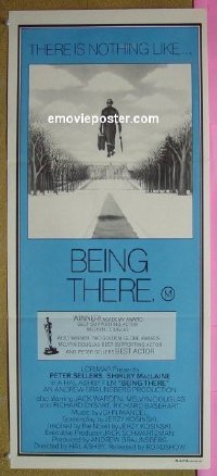 #7168 BEING THERE Australian daybill movie poster '80 Sellers
