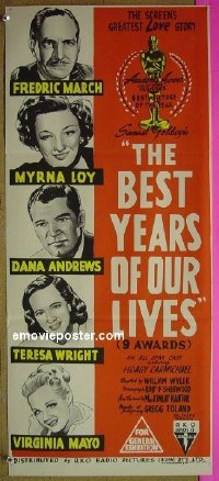 #8543 BEST YEARS OF OUR LIVES Aust db '47 Loy 