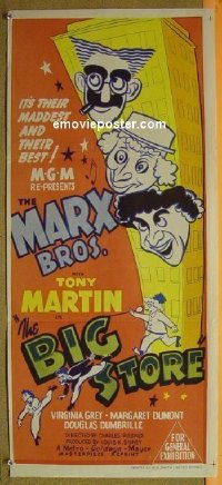 #8267 BIG STORE Aust daybillR48 Marx Brothers 