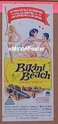 #010 BIKINI BEACH Australian daybill '64 