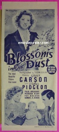 #8278 BLOSSOMS IN THE DUST Aust db '41 Garson 