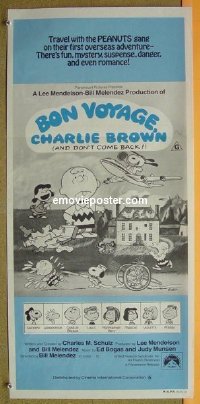 #1465 BON VOYAGE CHARLIE BROWN Aust daybill80