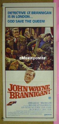 #247 BRANNIGAN Aust daybill '75 John Wayne 
