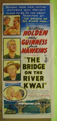 #1475 BRIDGE ON THE RIVER KWAI Aust daybill#1