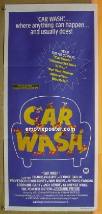 #8306 CAR WASH Aust daybill '76 Carlin, Pryor 