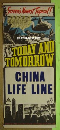 #1501 CHINA LIFE LINE Aust daybill '40s