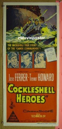 #306 COCKLESHELL HEROES daybill '55 Ferrer 