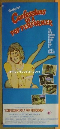 #7275 CONFESSIONS OF A POP PERFORMER Australian daybill movie poster