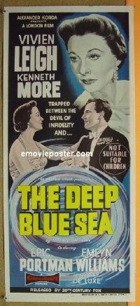 #8368 DEEP BLUE SEA Aust db '55 Vivien Leigh 