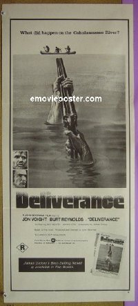 #7322 DELIVERANCE Australian daybill movie poster R70s Voight