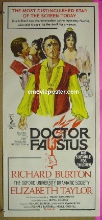 #1329 DOCTOR FAUSTUS Aust DB '68 Liz Taylor