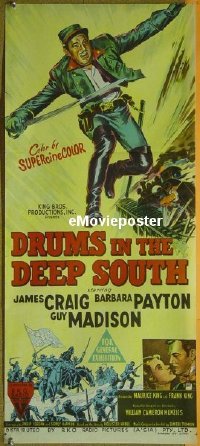 #354 DRUMS IN THE DEEP SOUTH daybill 51 Craig 